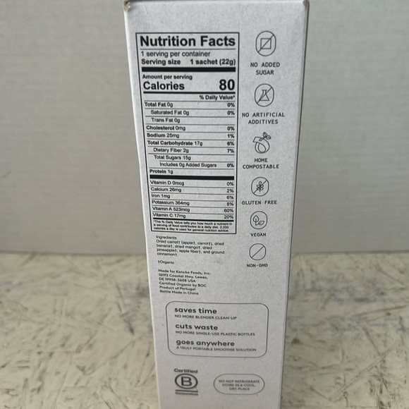 Kencko Instant Smoothie Shaker Bottle + 1 Free Smoothie - Picture 4 of 5